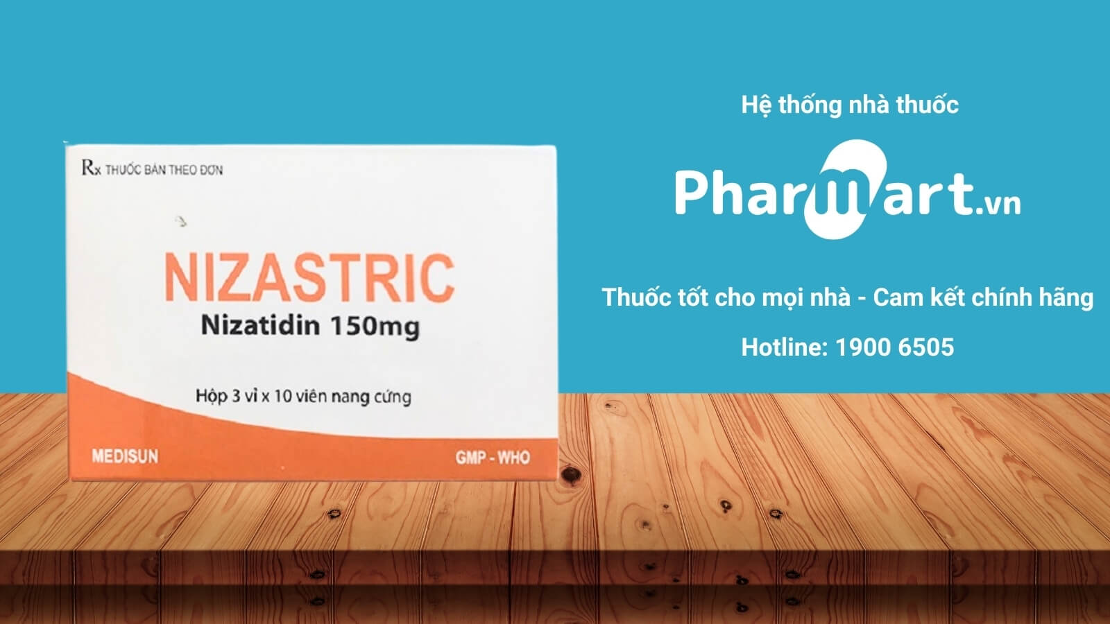 Mua ngay Nizastric 150 tại Pharmart.vn