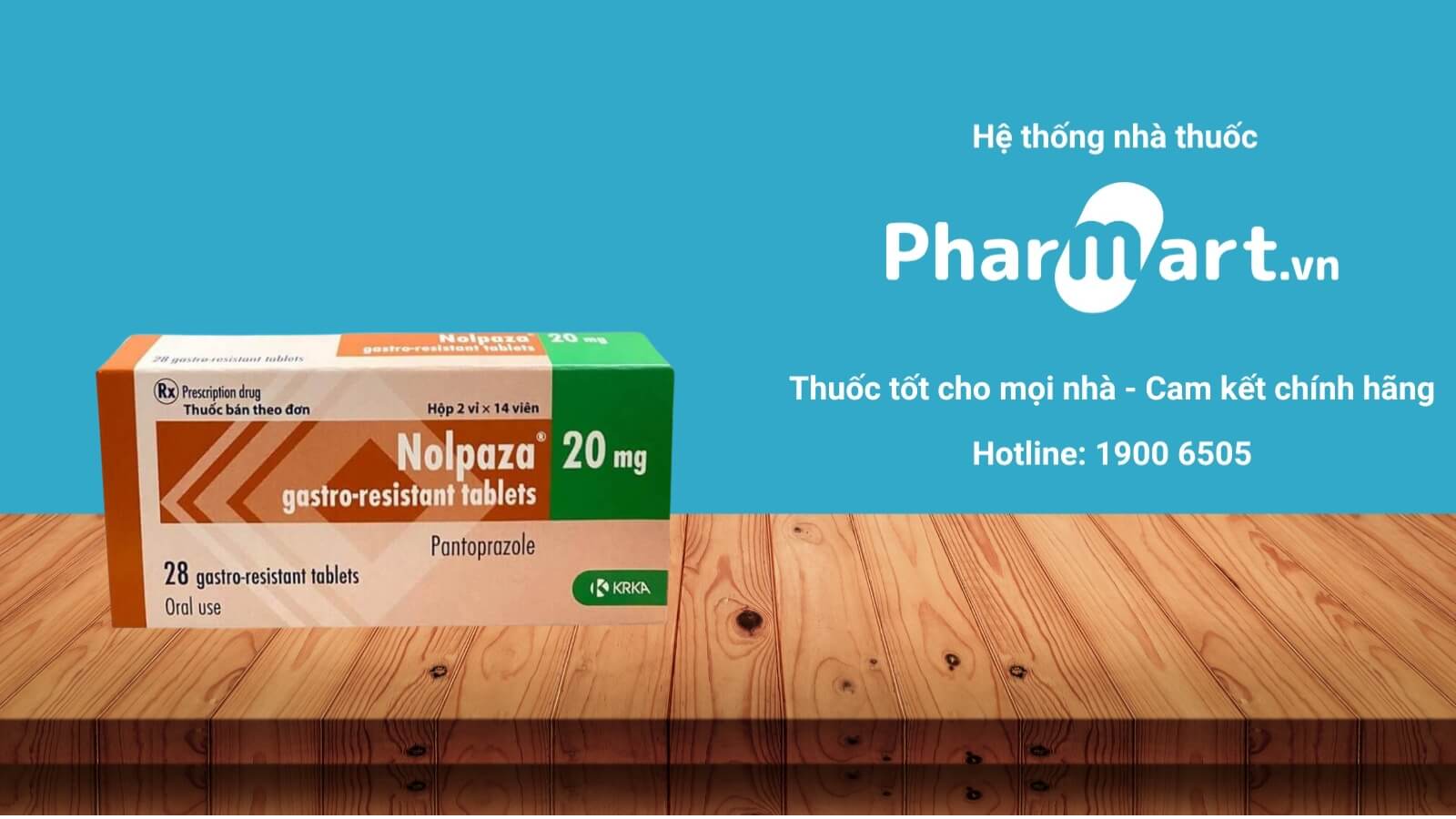 Mua ngay thuốc Nolpaza 20mg ch&iacute;nh h&atilde;ng tại Pharmart.vn