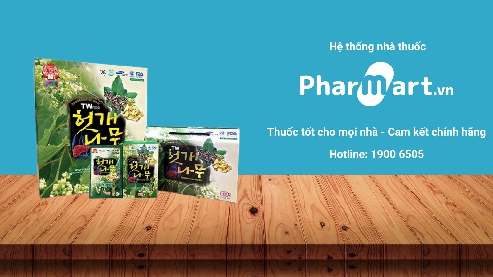 Mua ngay Nước bổ gan TW Hovenia Dulcis chính hãng tại Pharmart.vn