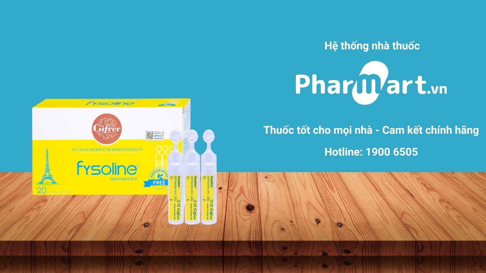 Mua Fysoline vàng chính hãng tại Pharmart.vn