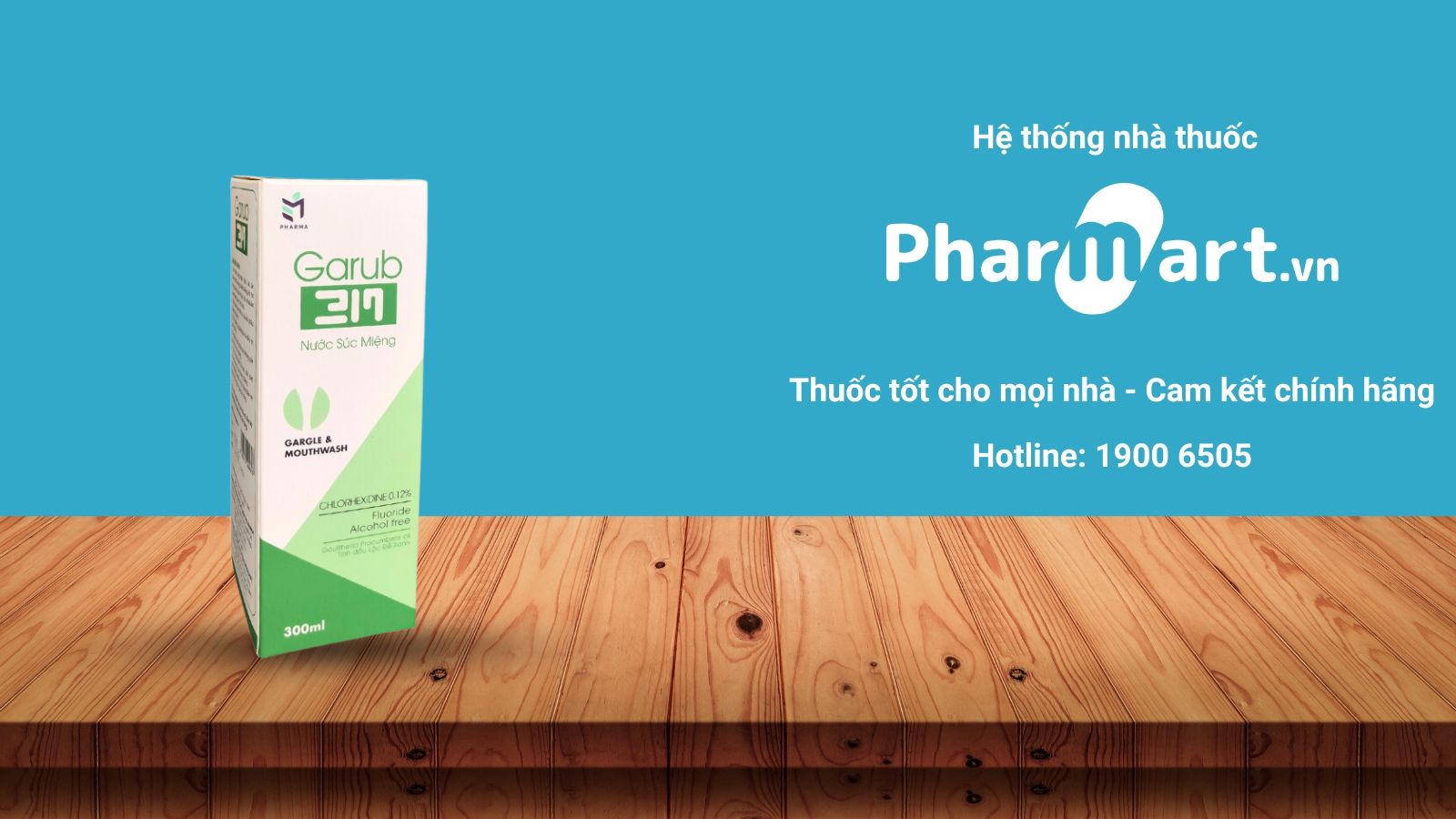 Nước súc miệng Garub - Vệ sinh răng miệng, khử mùi hôi