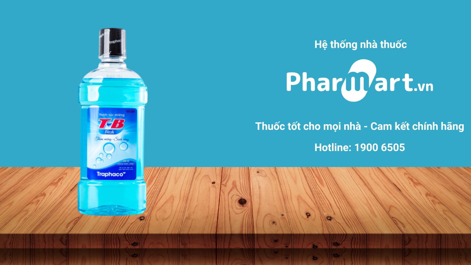 Nước súc miệng TB Fresh đang được bán chính hãng tại Nhà thuốc Pharmart.vn
