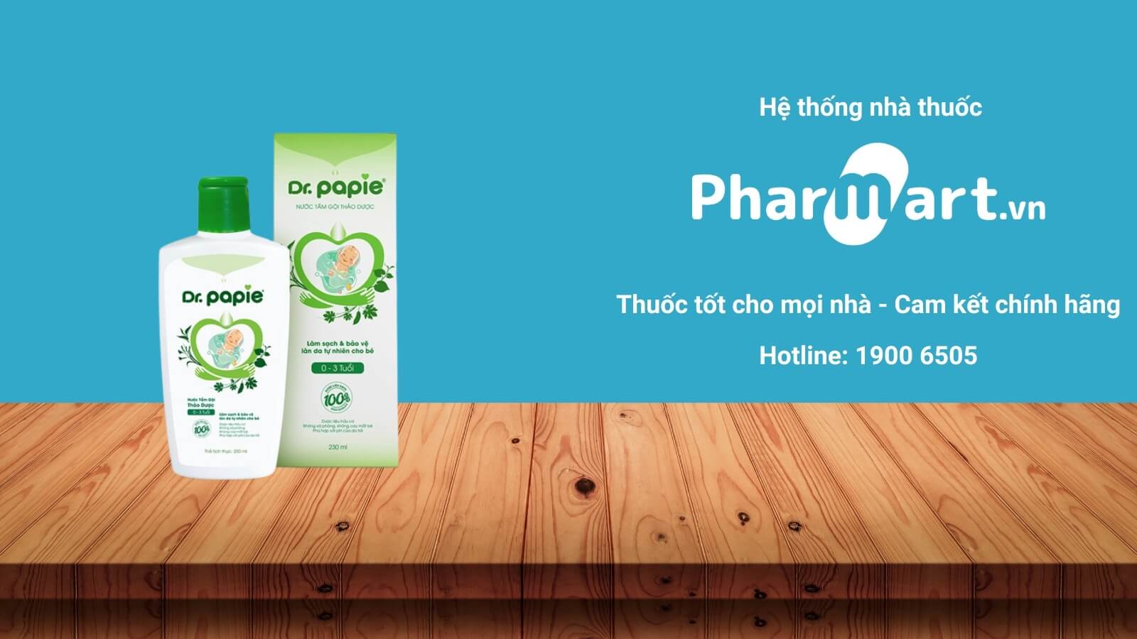 Mua Nước tắm thảo dược Dr Papie chính hãng tại Pharmart.vn