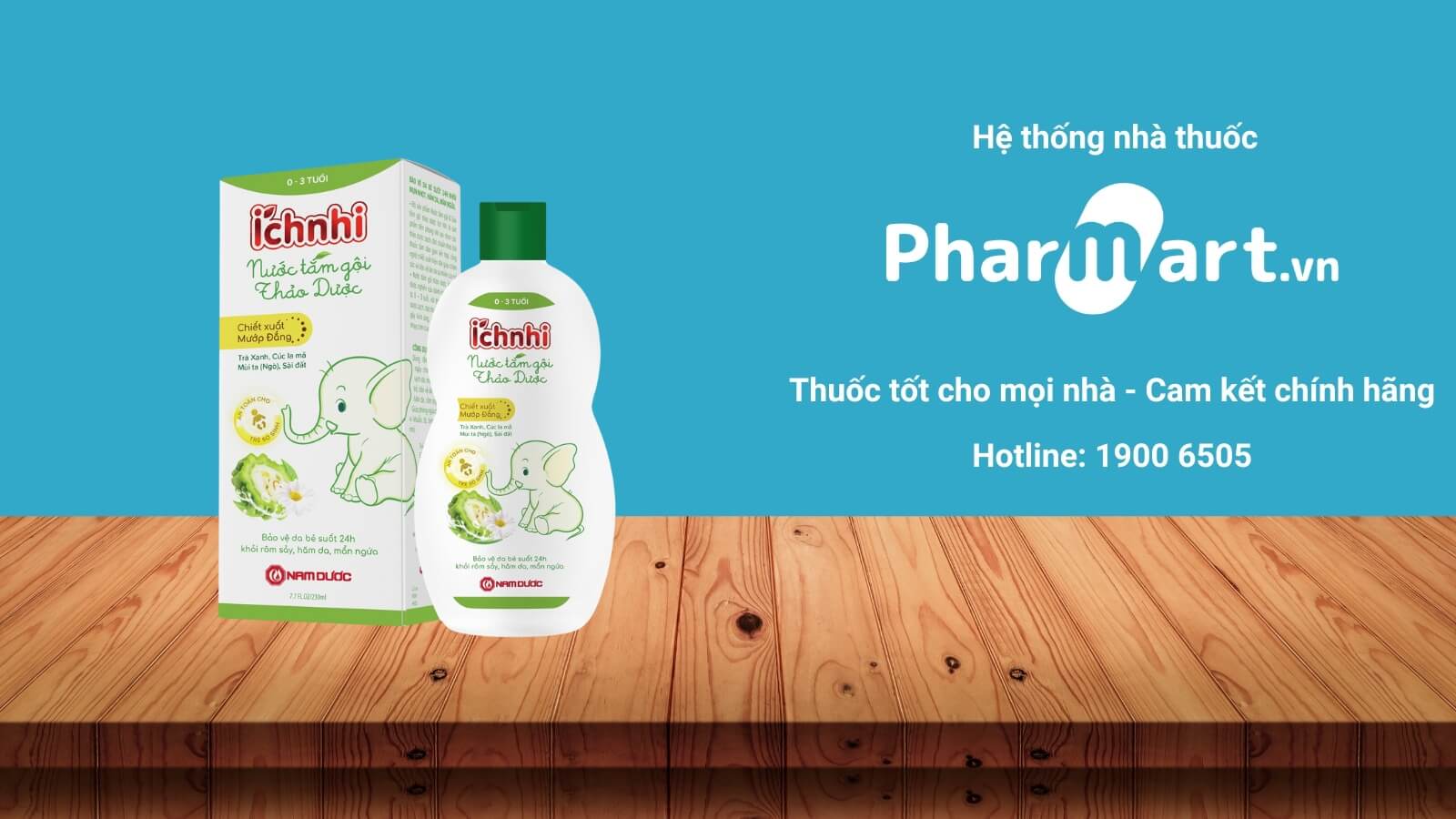 Mua Nước tắm thảo dược Ích Nhi chính hãng tại Pharmart.vn