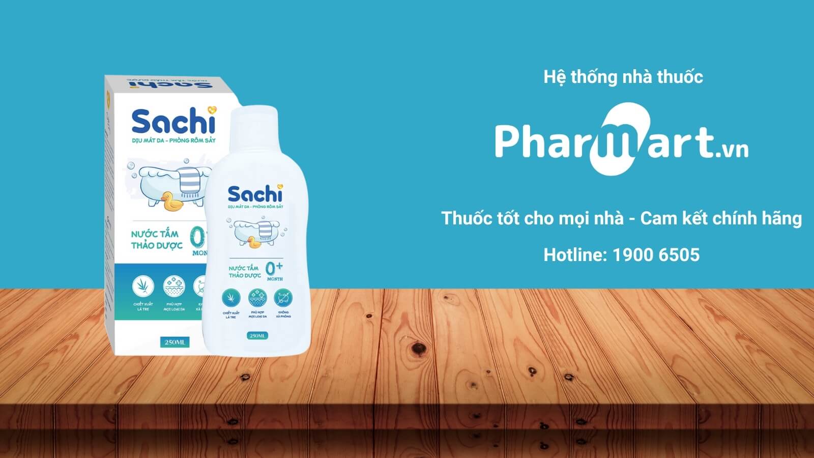 Mua Nước tắm thảo dược Sachi chính hãng tại Pharmart.vn
