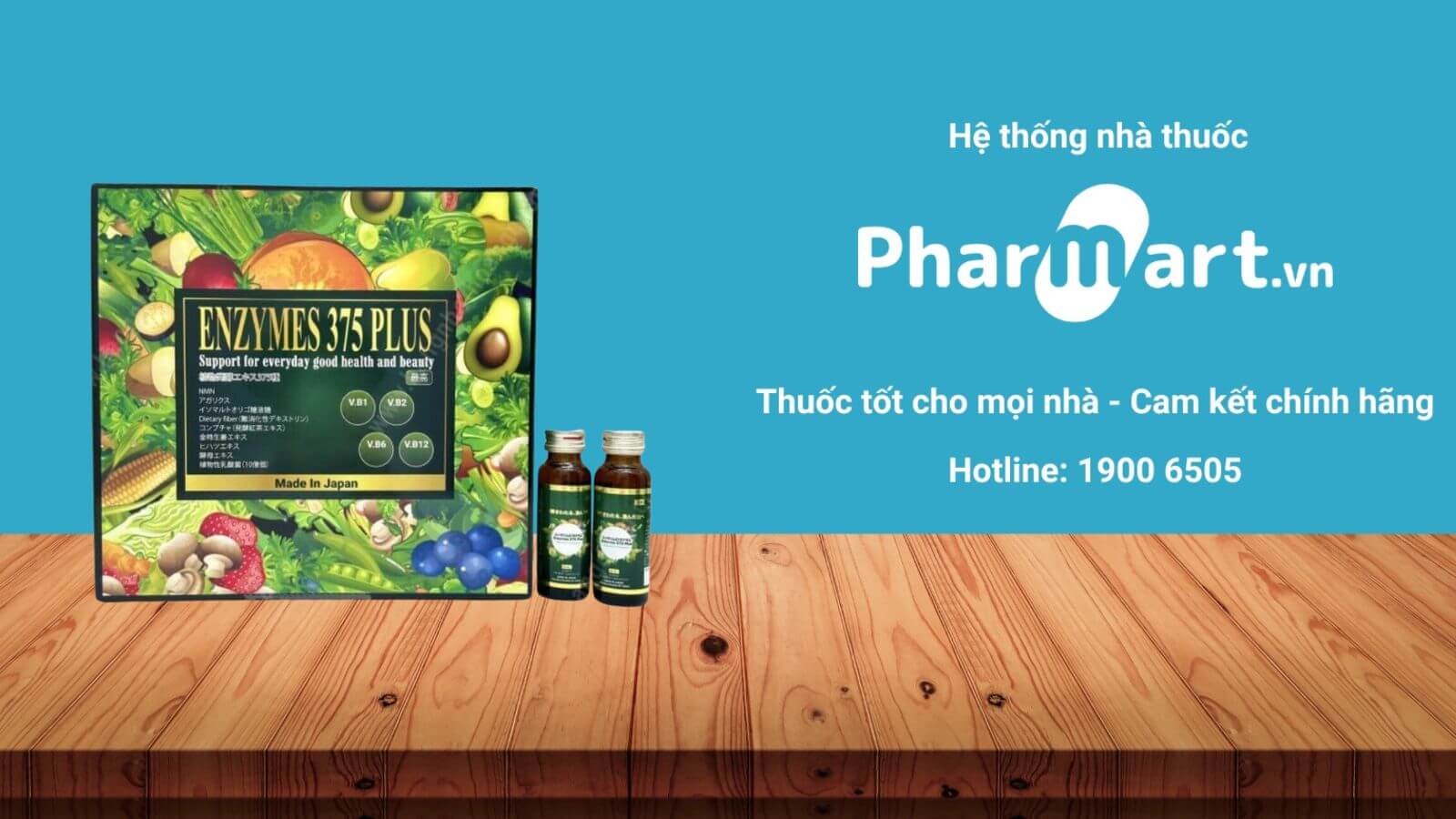 Mua nước uống hỗ trợ tiêu hoá Enzymes 375 Plus chính hãng tại Pharmart.vn