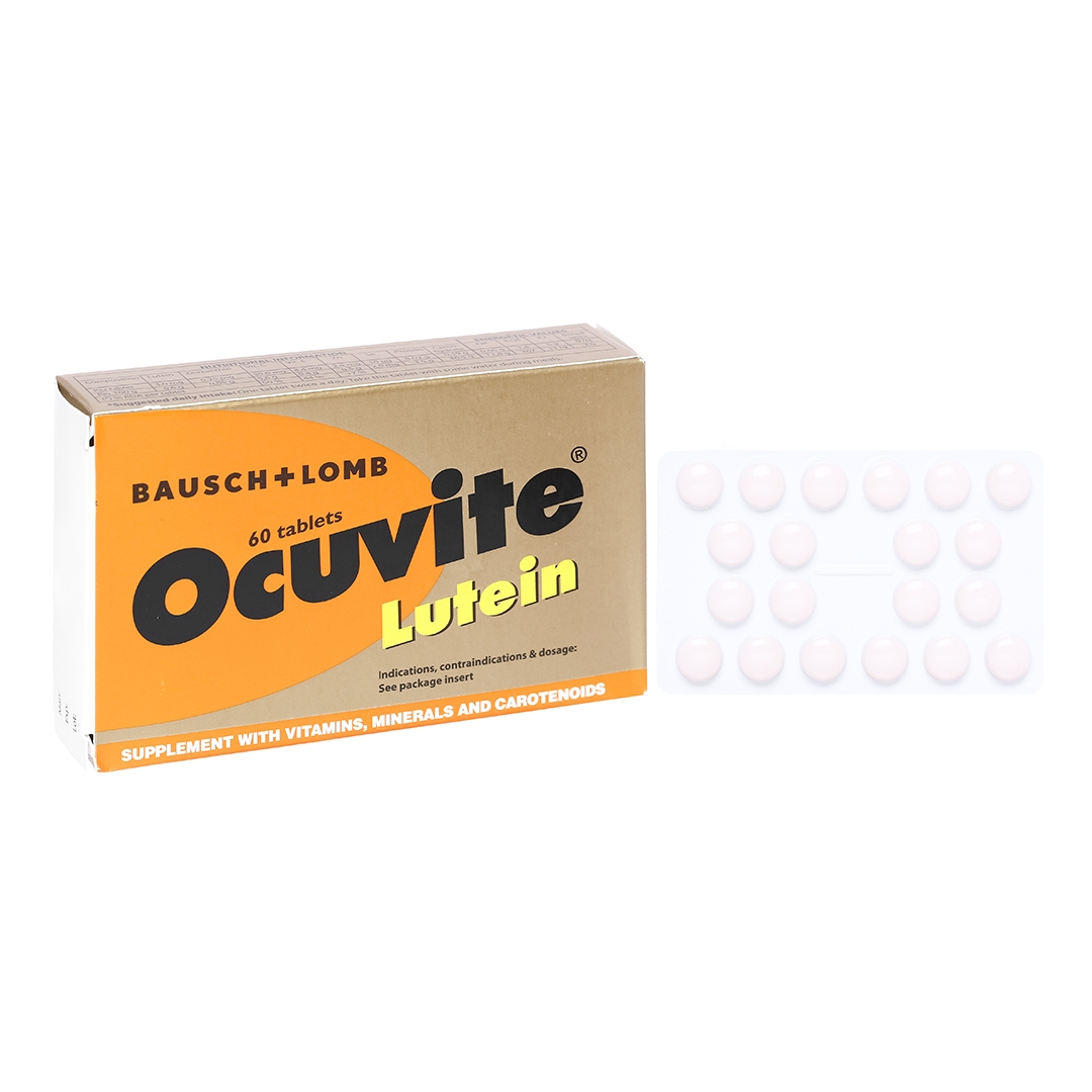 Ocuvite Lutein Hỗ trợ thoái hóa điểm vàng, mắt sáng khỏe Pharmart.vn