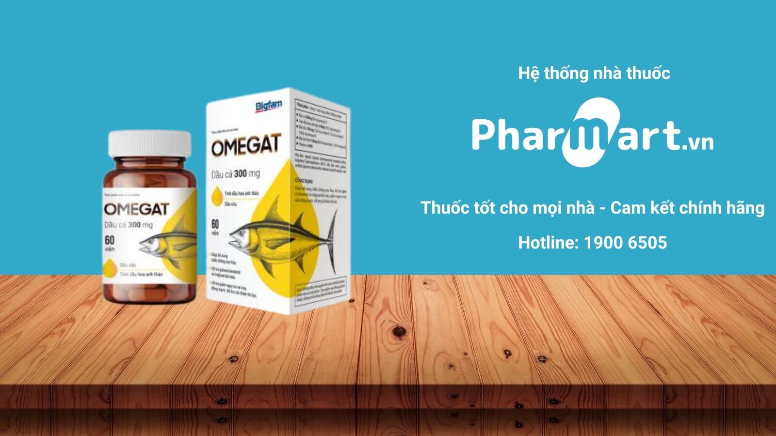 Mua viên uống Omegat chính hãng tại Pharmart.vn