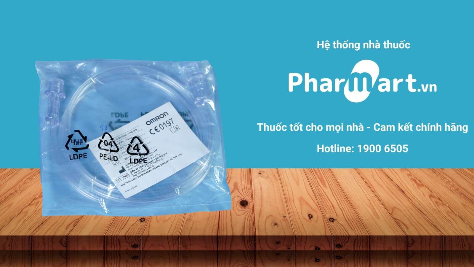 Mua Ống dẫn khí máy khí dung Omron NE-C101 tại Pharmart.vn