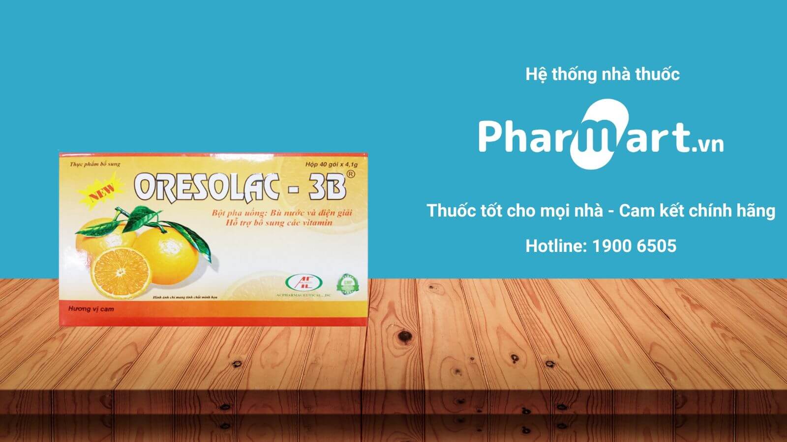 Mua ngay Oresol 3B Á Châu chính hãng tại Pharmart.vn
