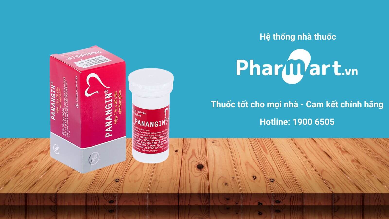 Mua ngay Panagin viên chính hãng tại Pharmart.vn