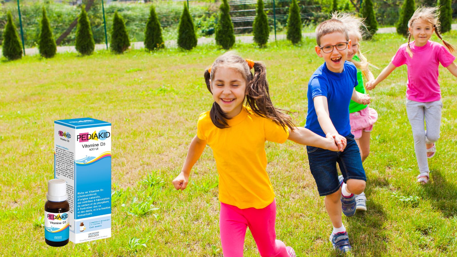 Pediakid Vitamin D3 - Bổ sung D3 cho xương bé chắc khỏe