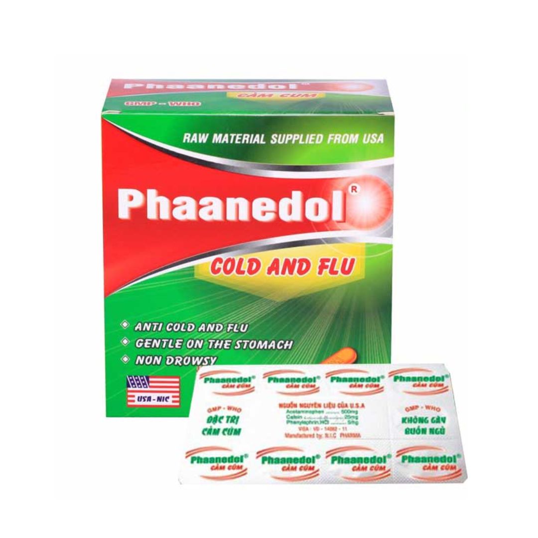 Phaanedol cảm cúm