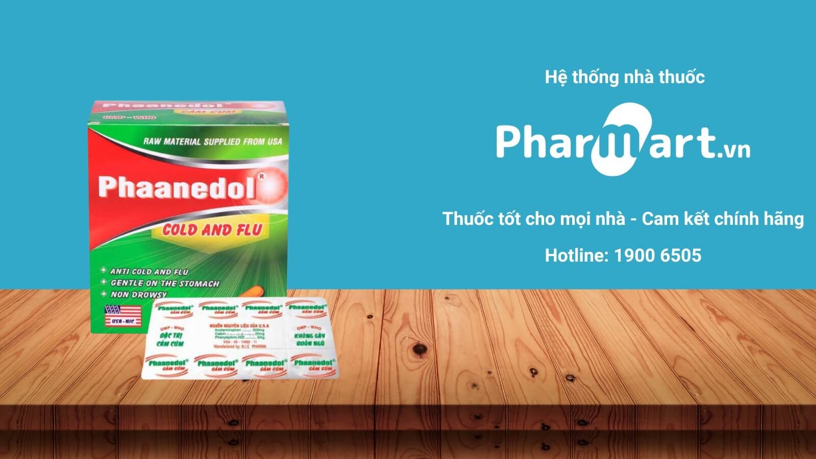 Mua Phaanedol cảm cúm chính hãng tại Pharmart.vn