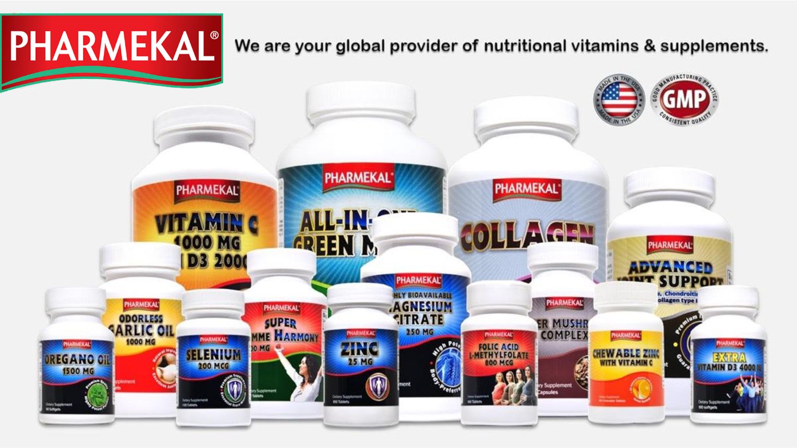 Pharmekal là nhà cung cấp đa dạng các thực phẩm bảo vệ sức khỏe