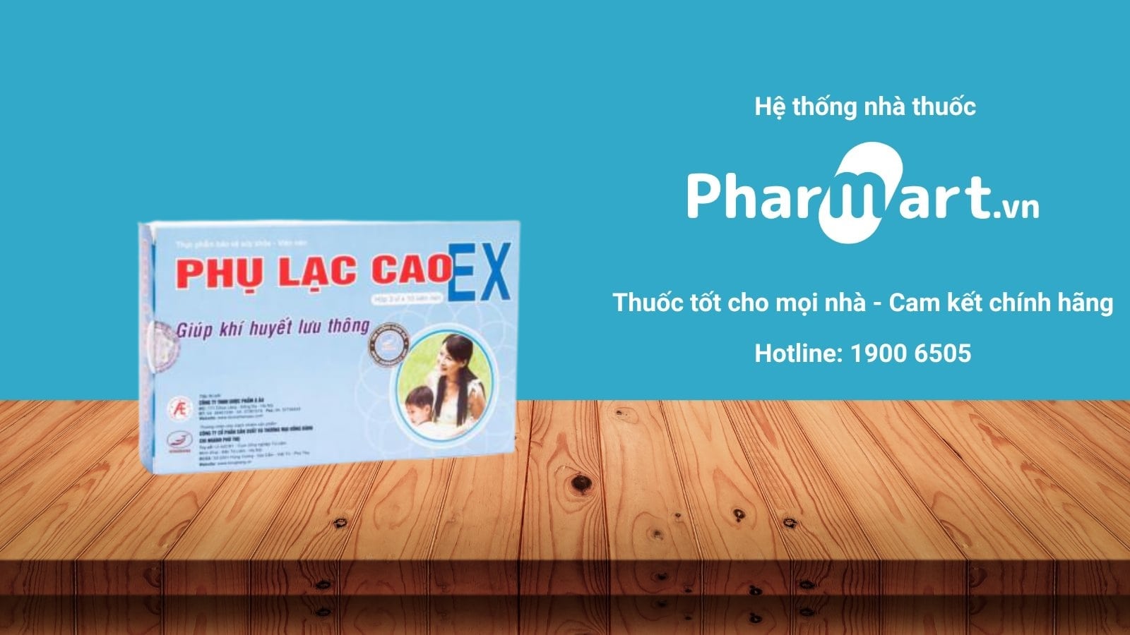 Liên hệ Pharmart.vn để đảm bảo mua Phụ Lạc Cao EX chính hãng