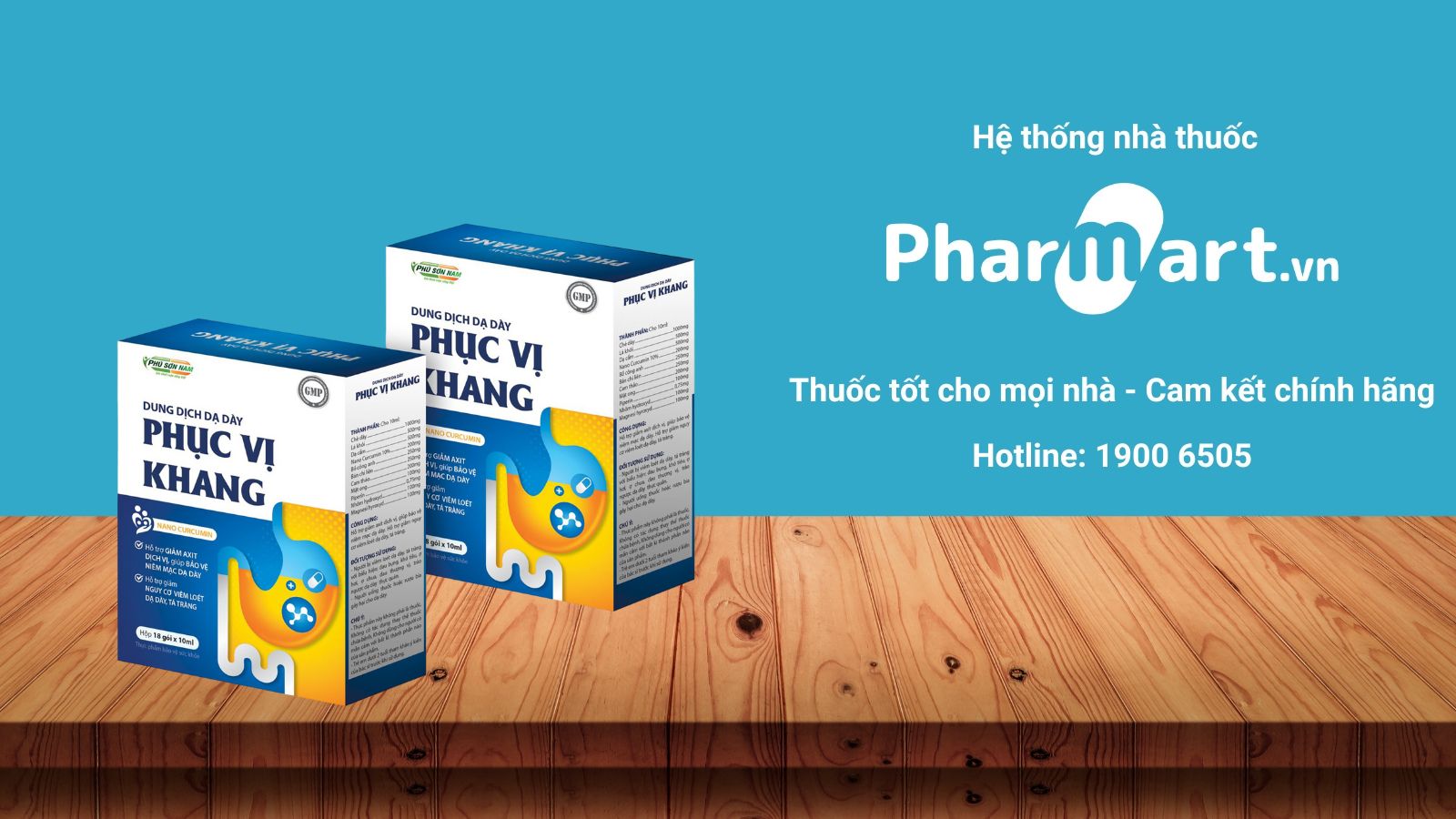 Phục Vị Khang đang được bán chính hãng tại Nhà thuốc Pharmart.vn