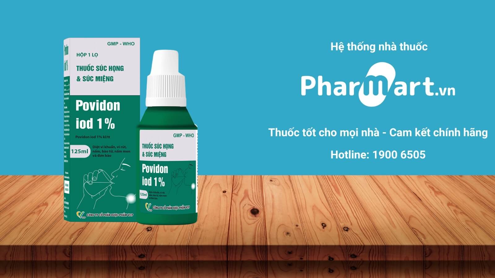 Mua thuốc Providon súc họng chính hãng tại Pharmart.vn