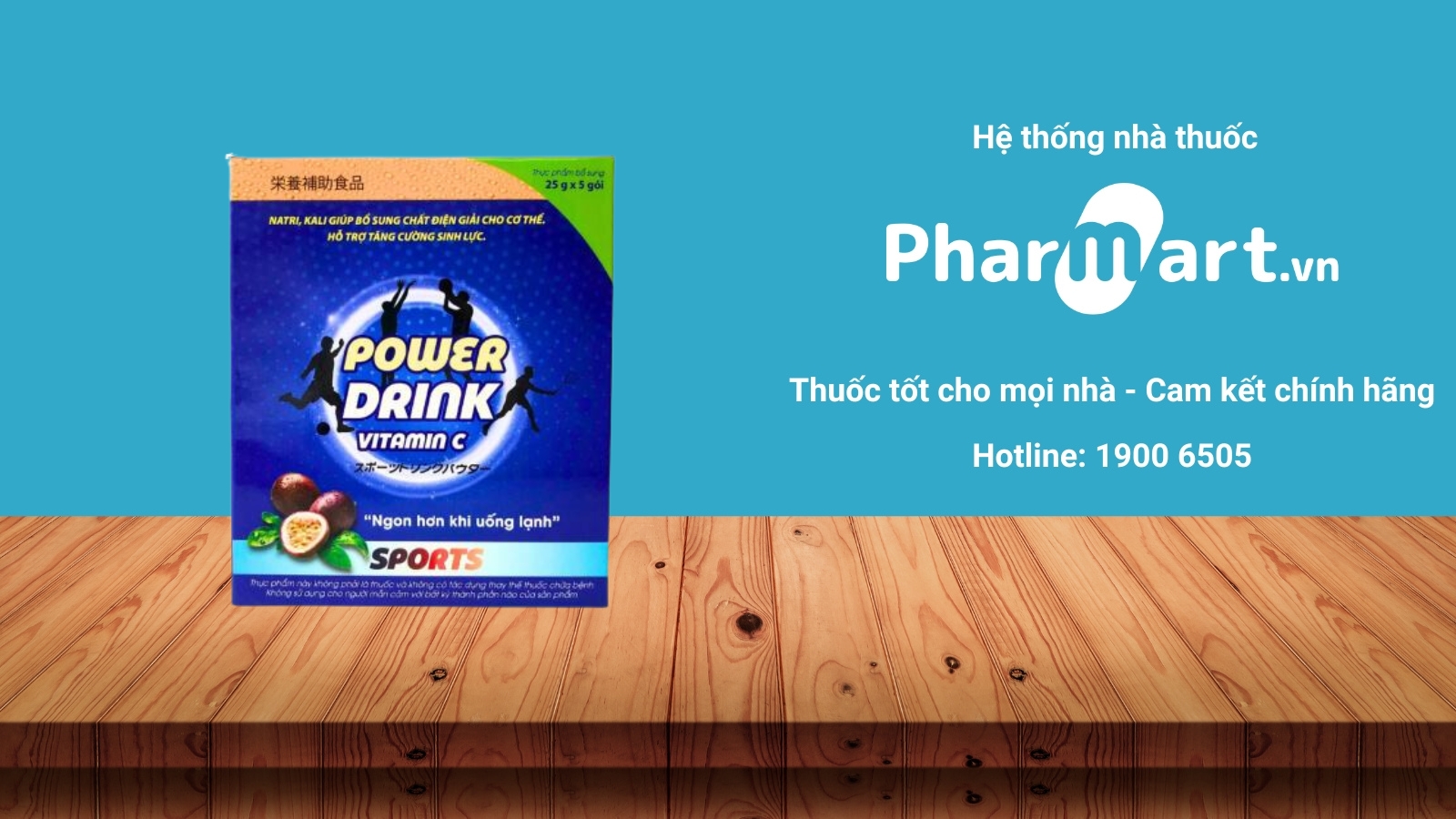 Mua ngay bột POWER DRINK VITAMIN C chính hãng tại Pharmart.vn
