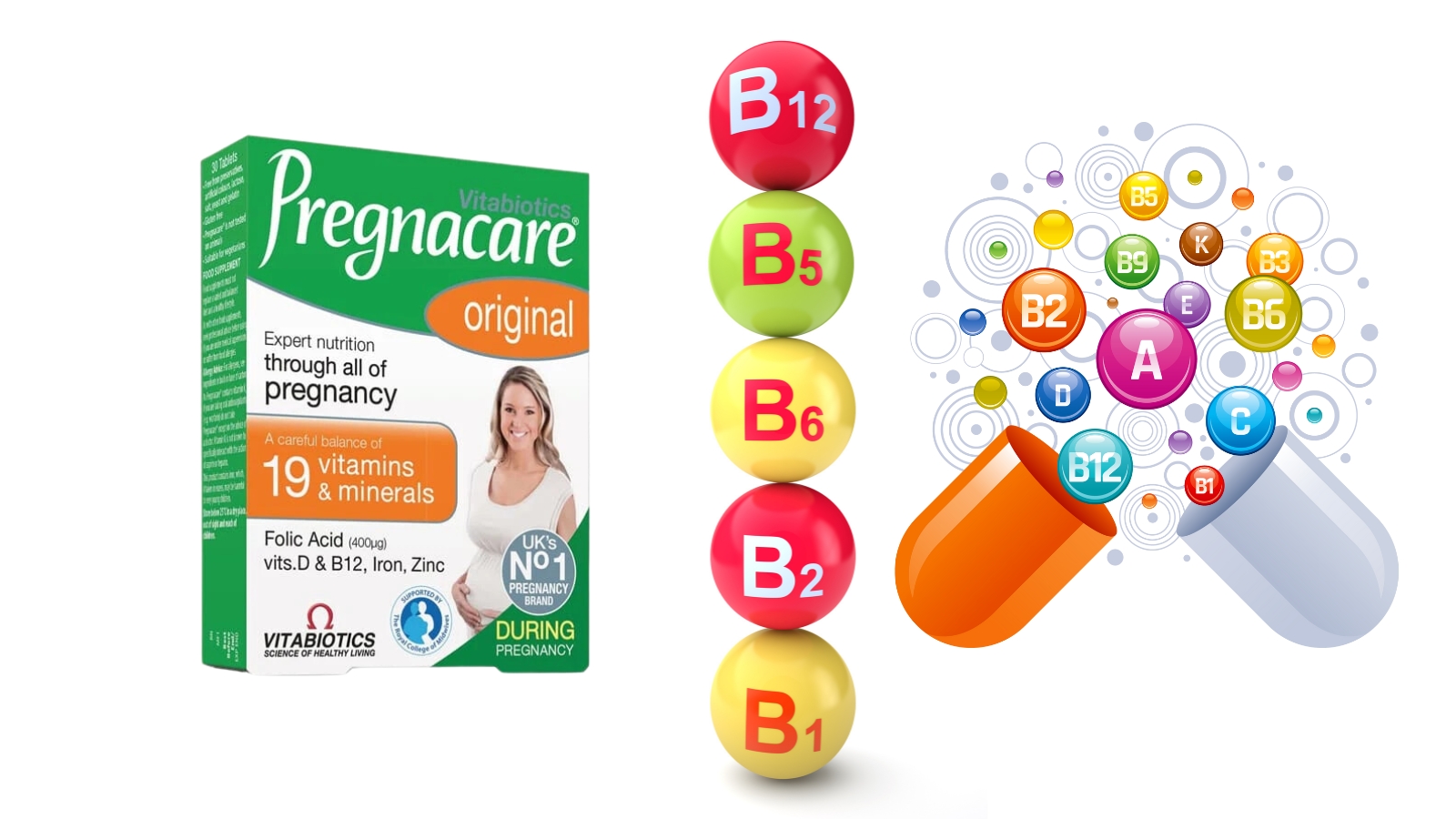  Pregnacare Original bổ sung 19 loại Vitamin và khoáng chất cần thiết
