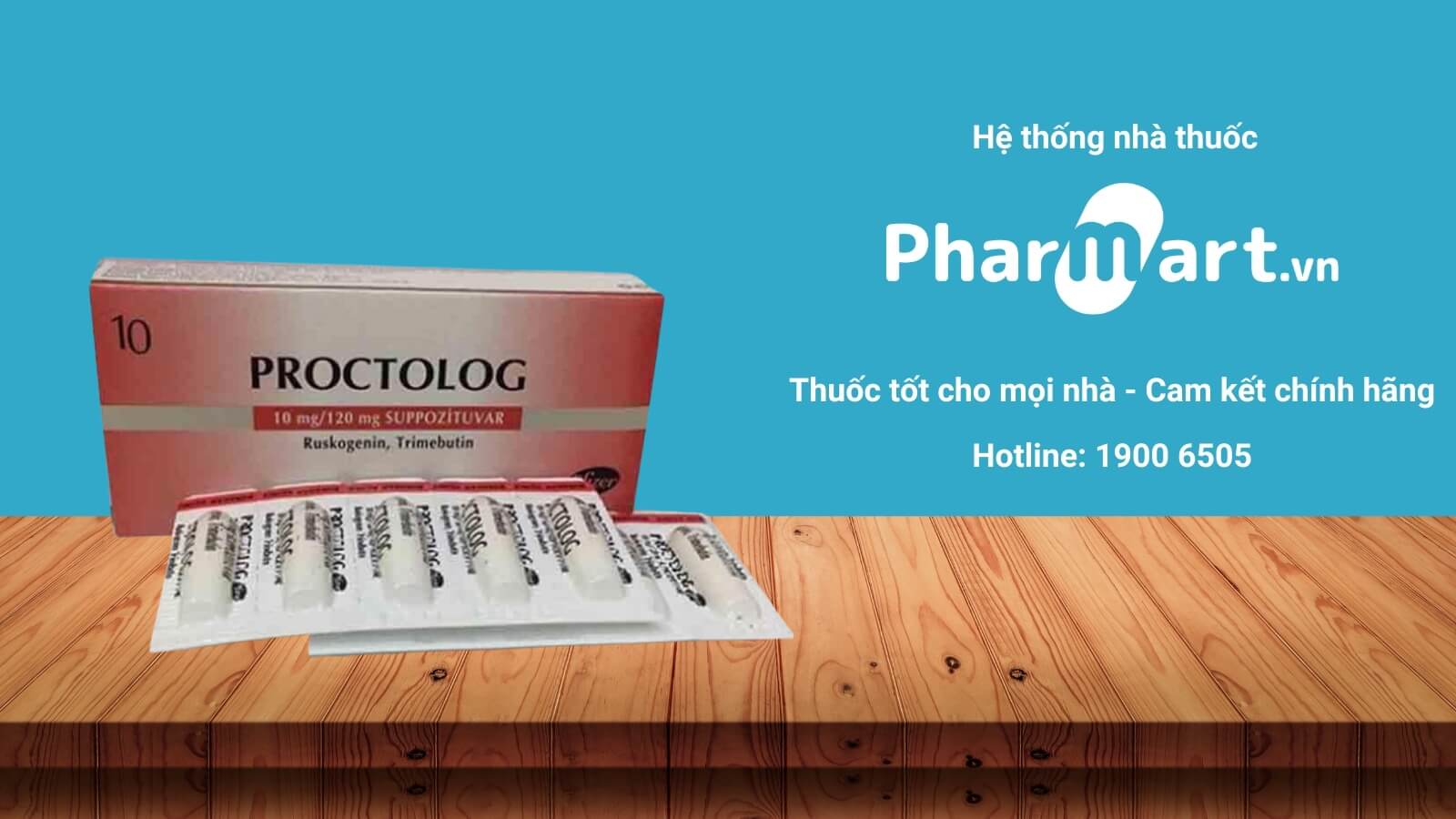 Mua ngay Viên đặt trĩ Proctolog tại Pharmart.vn