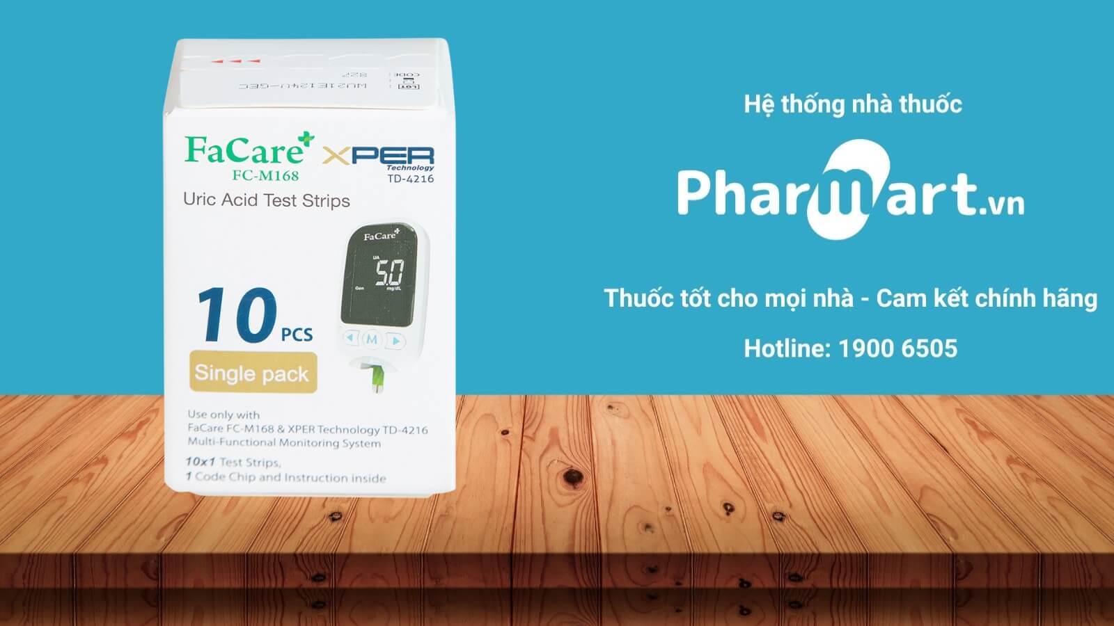 Que thử Acid Uric M168 được phân phối chính hãng tại Pharmart