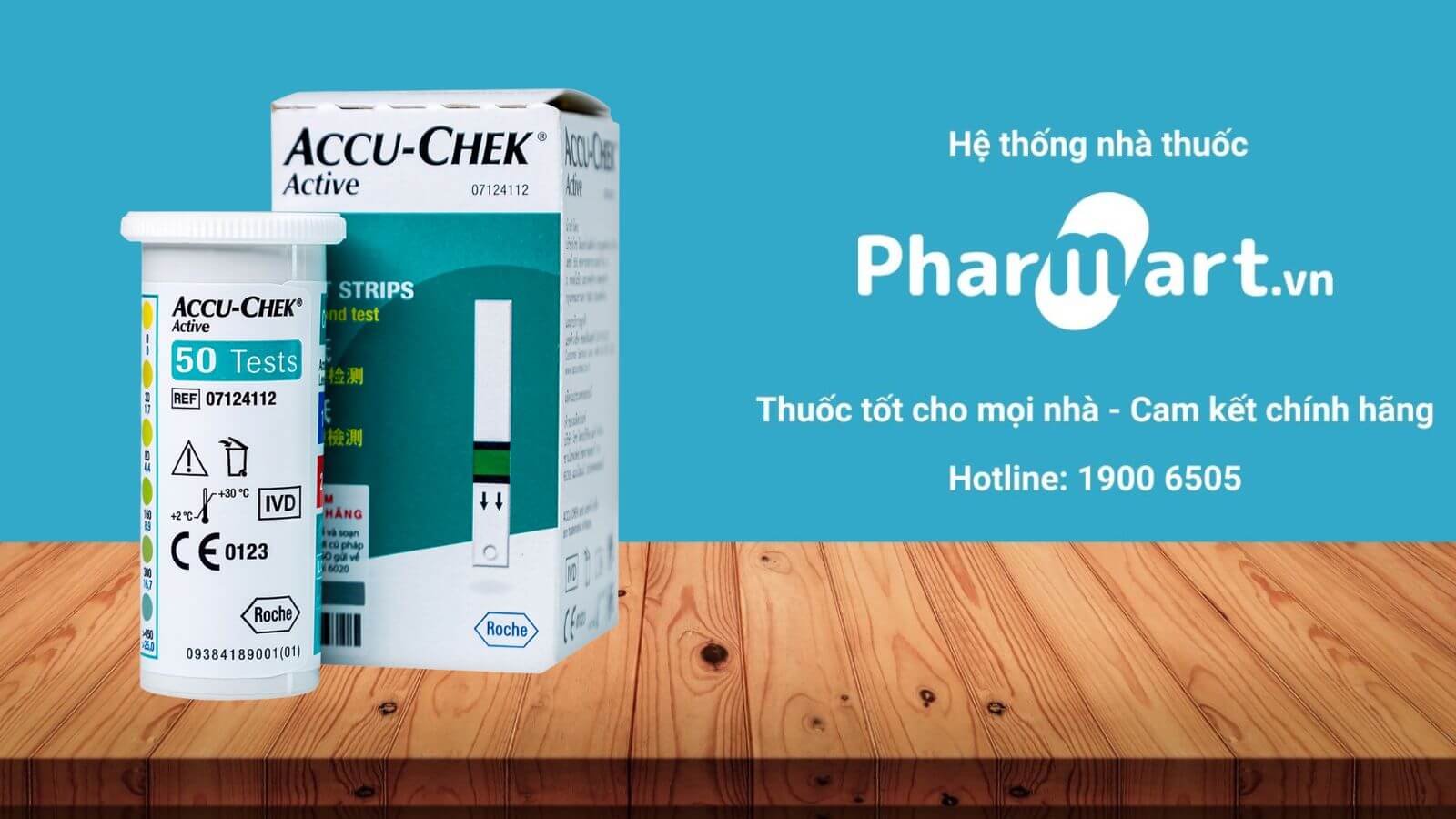 Đặt mua que thử đường huyết Accu-Chek Active giá tốt tại Pharmart