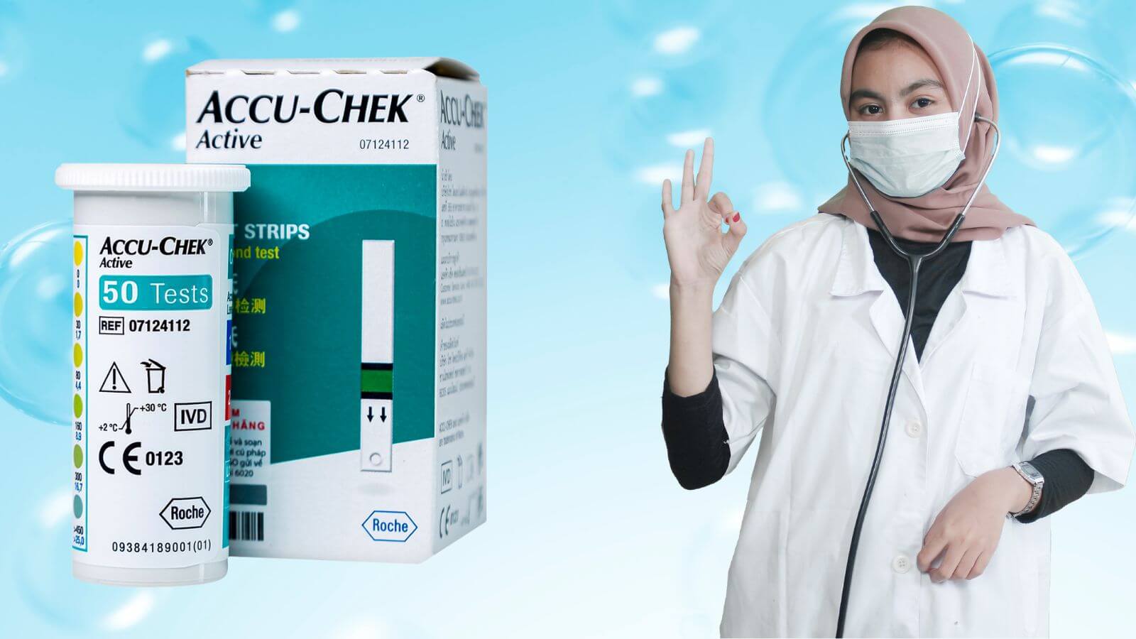 Que thử đường huyết Accu-Chek Active chính hãng