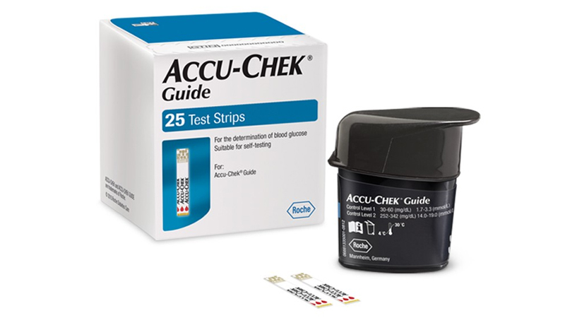 Que thử đường huyết Accu-Chek Guide 25 que