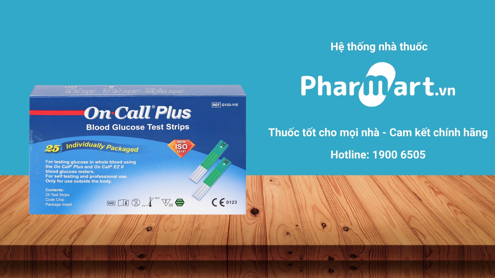Mua que thử đường huyết On  Call Plus uy tín tại Pharmart.vn