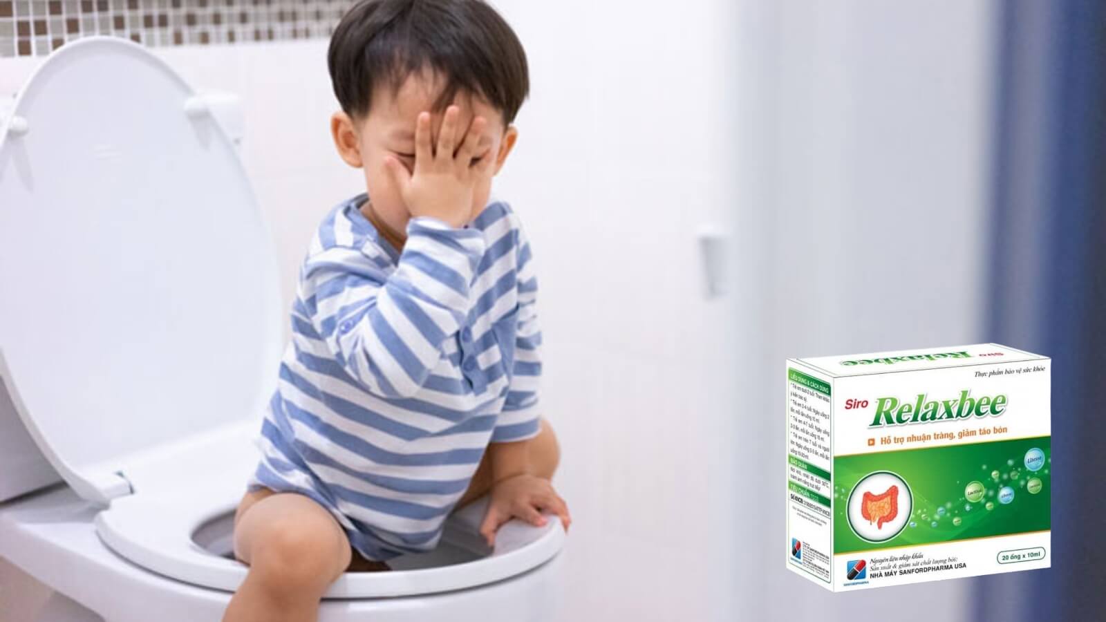 Siro Relaxbee giúp điều trị táo bón cho trẻ em hiệu quả