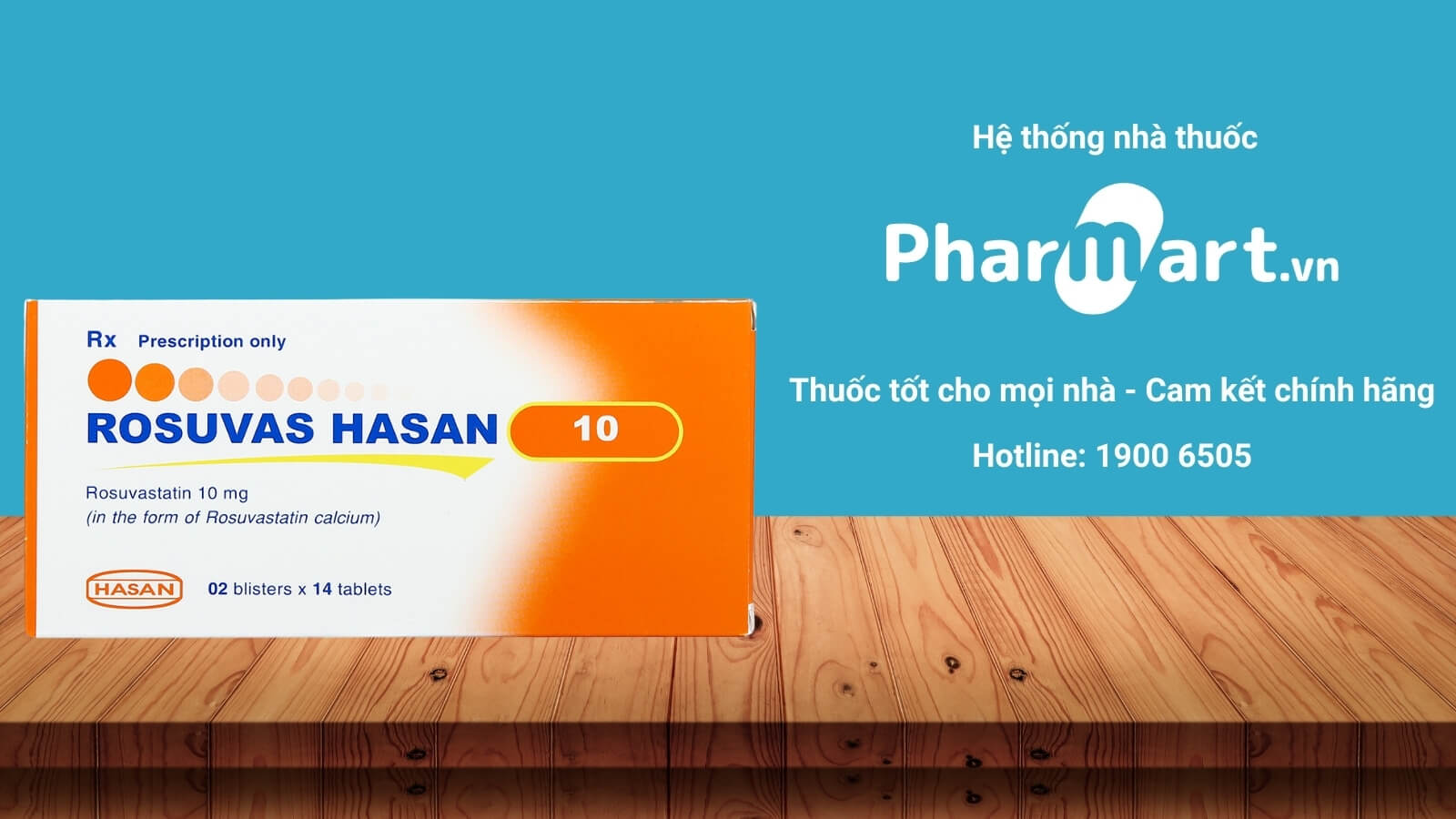 Mua Thuốc Rosuvas Hasan 10 chính hãng tại Pharmart.vn