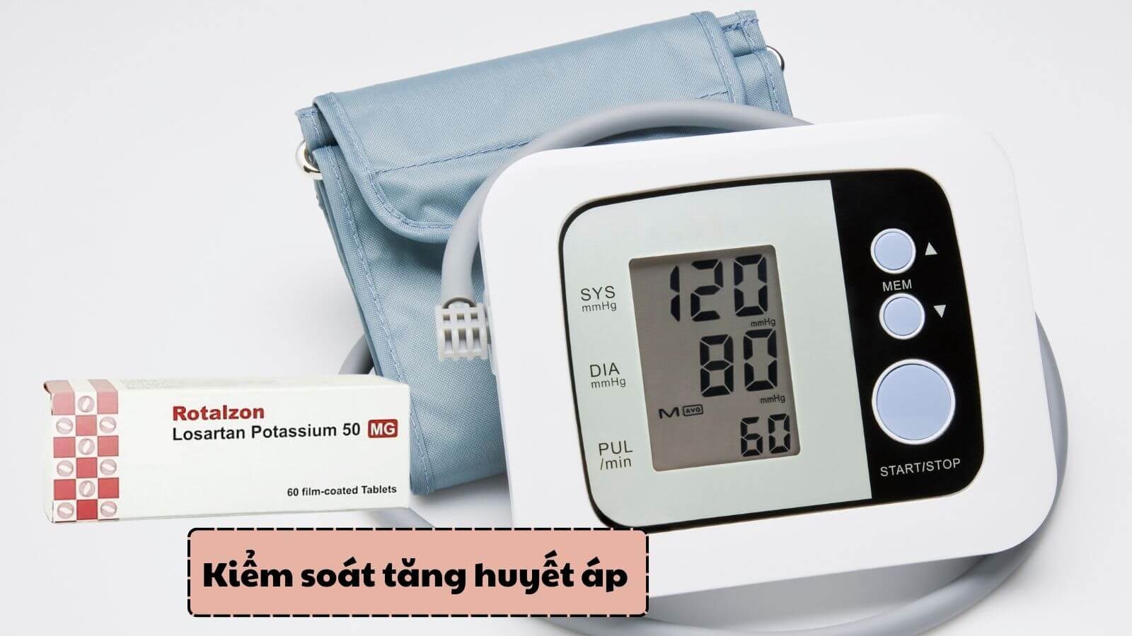 Rotalzon có tác dụng làm giãn mạch máu, đưa huyết áp về mức bình thường