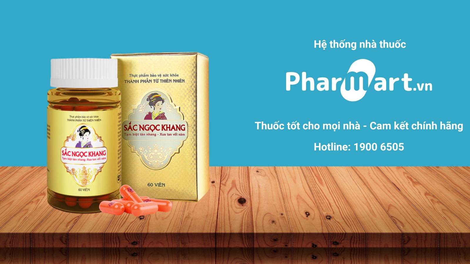  Sắc Ngọc Khang đang được bán chính hãng tại Nhà thuốc Pharmart.vn