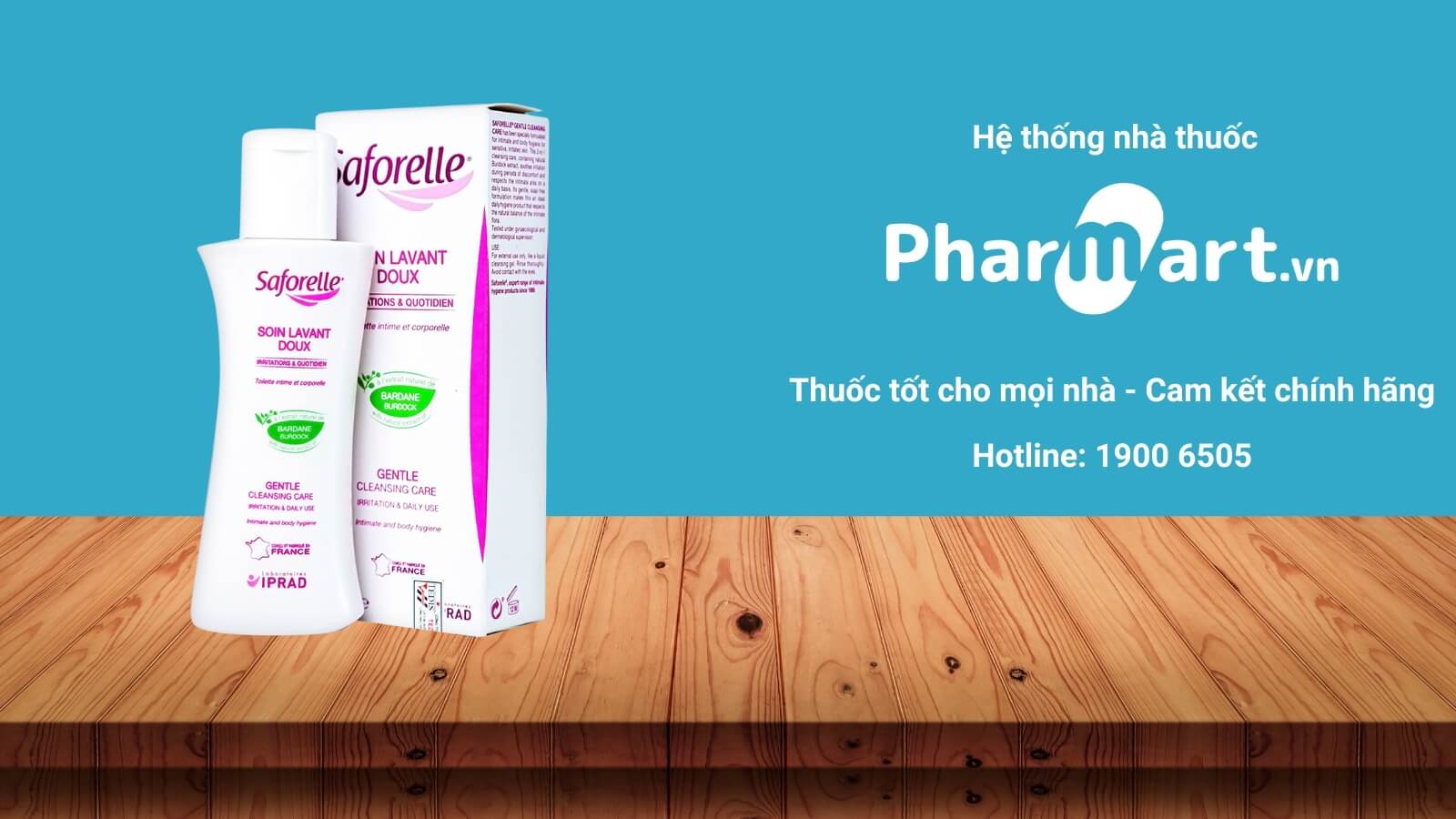 Mua Dung dịch vệ sinh phụ nữ Saforelle chính hãng tại Pharmart.vn