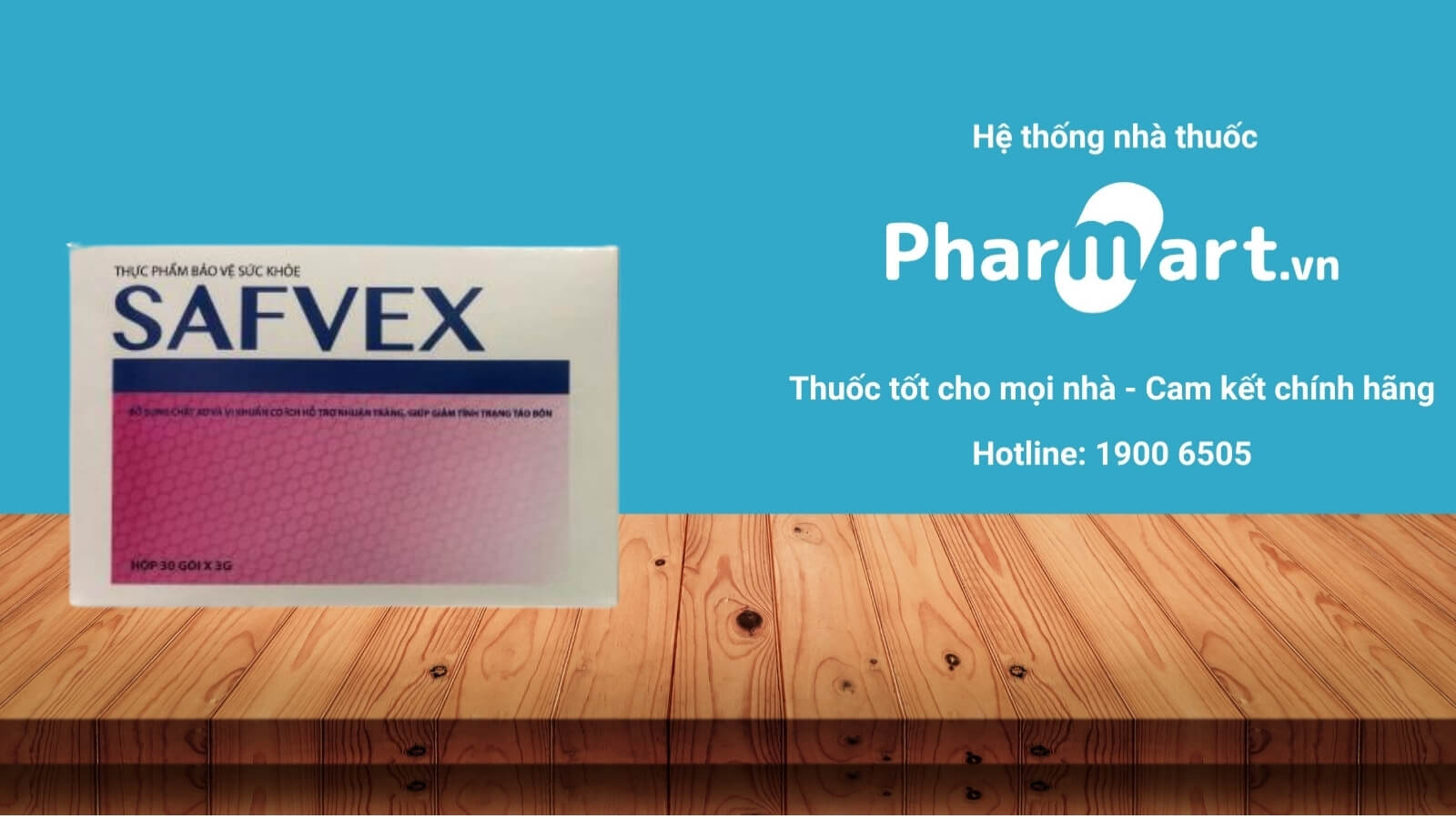 Mua ngay bột pha uống Safvex chính hãng tại Pharmart.vn