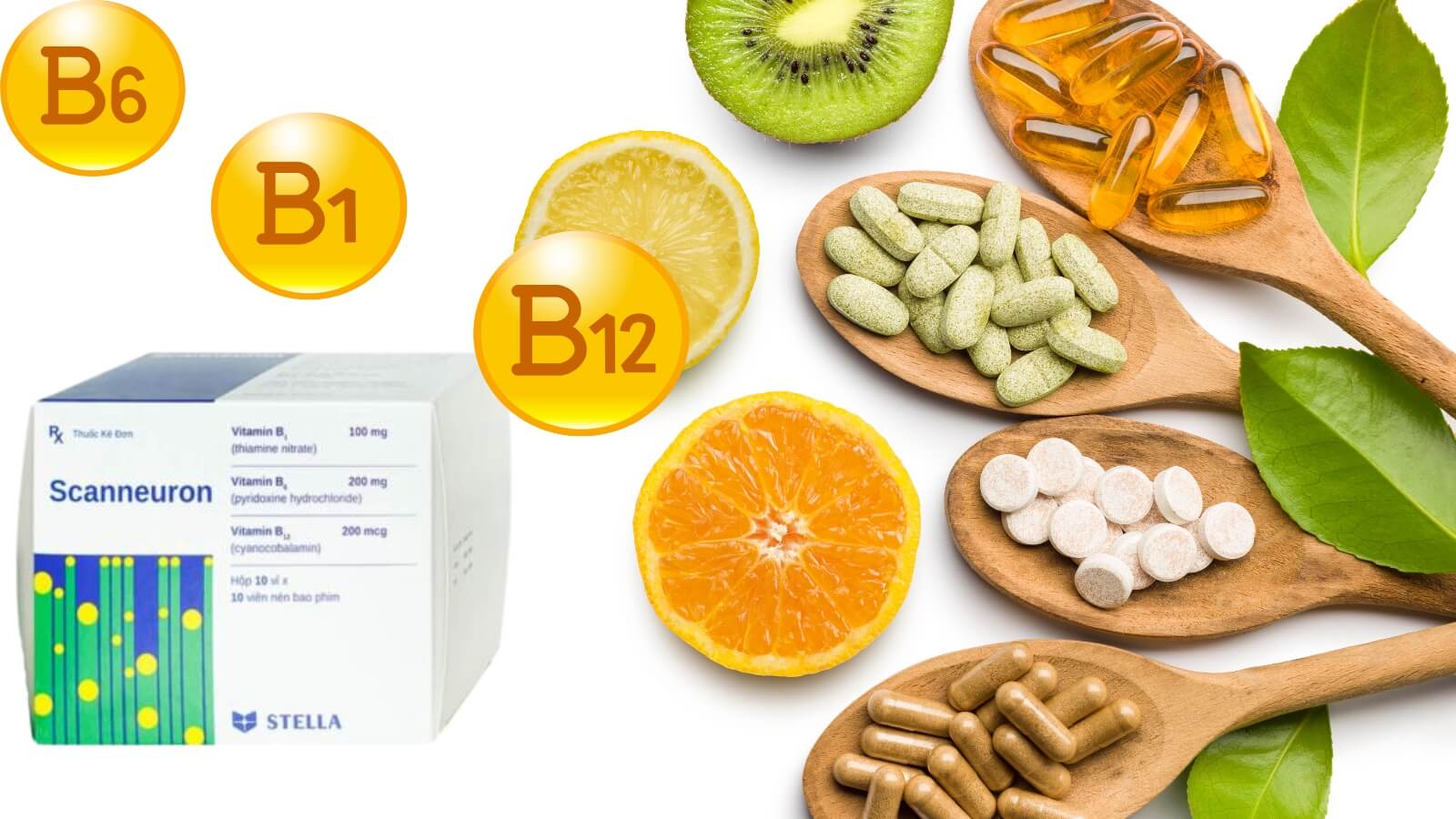 Scanneuron - Viên uống cung cấp Vitamin bổ trợ hệ thần kinh