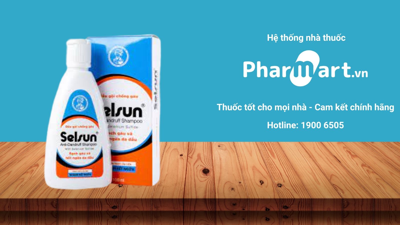 Dầu gội chống gàu Selsun đang được bán chính hãng tại Nhà thuốc Pharmart.vn