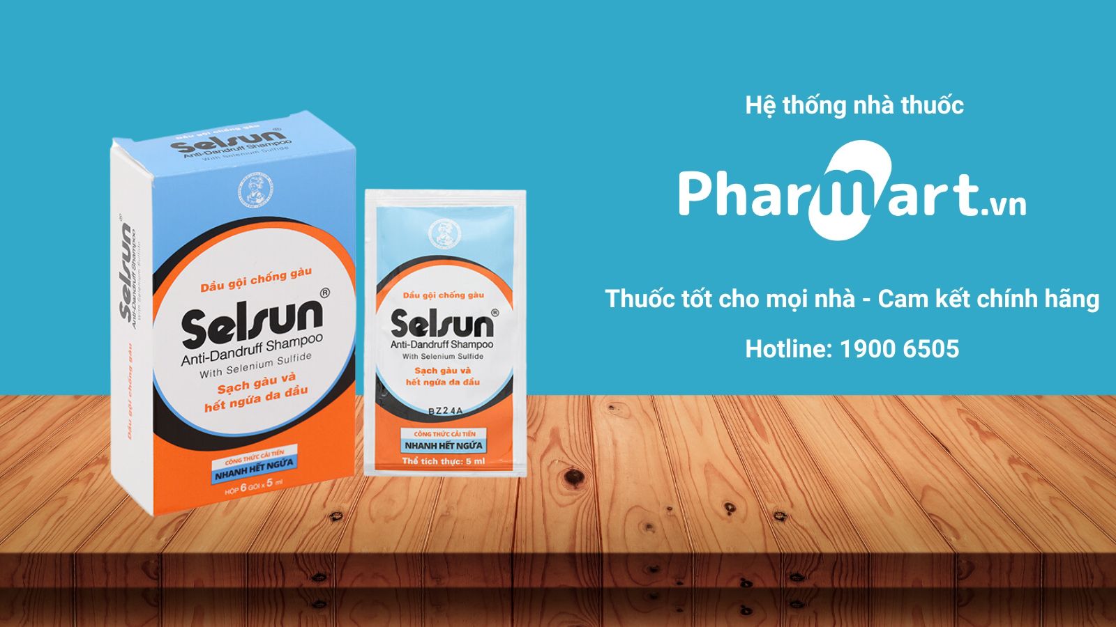 Mua ngay Gói Dầu gội trị gàu Selsun chính hãng tại Pharmart.vn