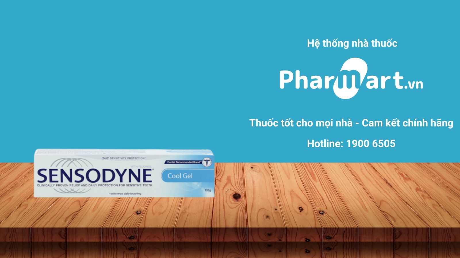 Sensodyne Cool gel đang được bán chính hãng tại Nhà thuốc Pharmart.vn