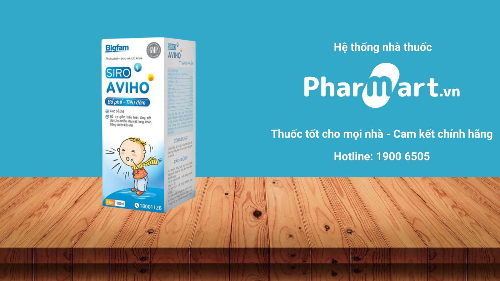 Mua Siro Aviho chính hãng tại Pharmart.vn