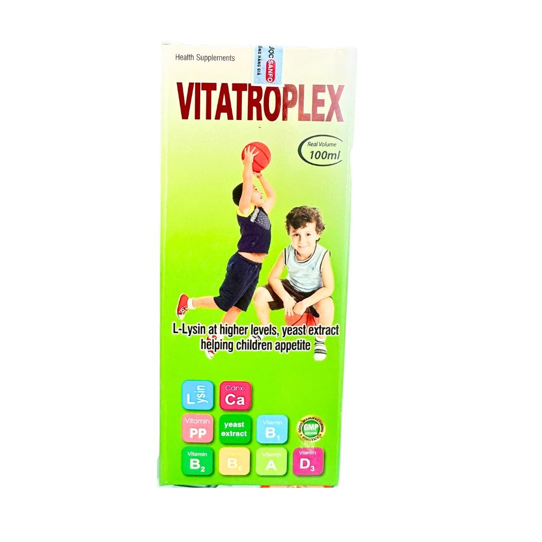Siro bổ sung vitamin tổng hợp cho bé Vitatroplex chai 100ml