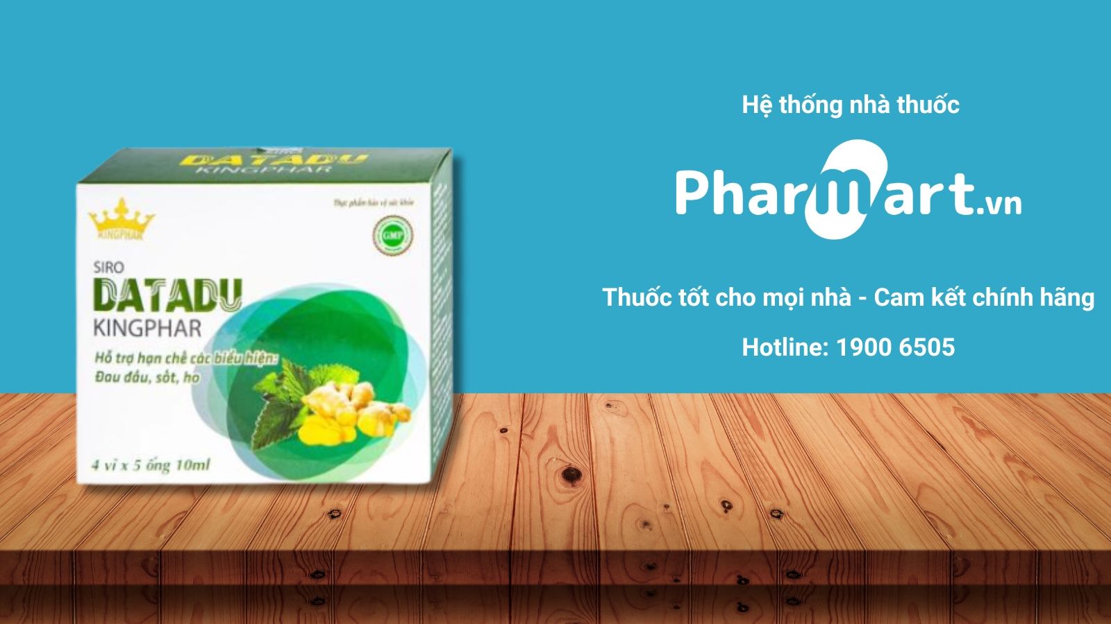 Mua siro Datadu Kingphar hỗ trợ giảm ho chính hãng tại Pharmart.vn