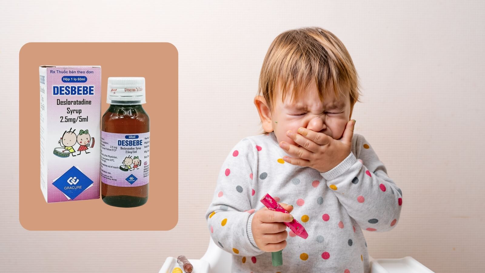 Desloratadin có tác dụng trong điều trị dị ứng