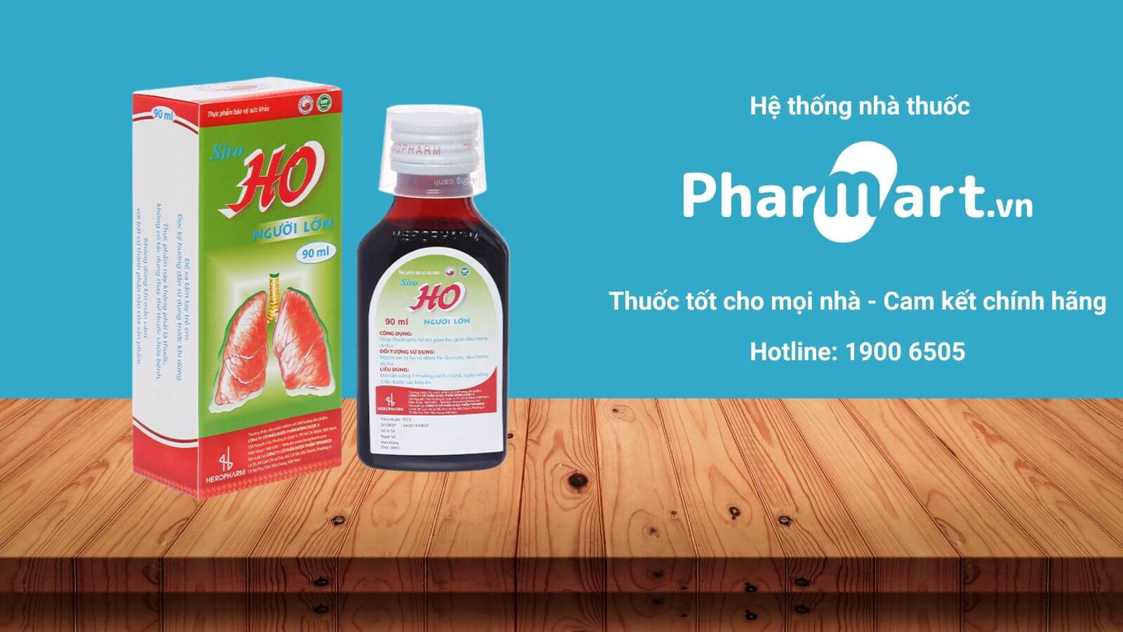 Mua ngay Siro ho người lớn Heropharm chính hãng tại Pharmart.vn
