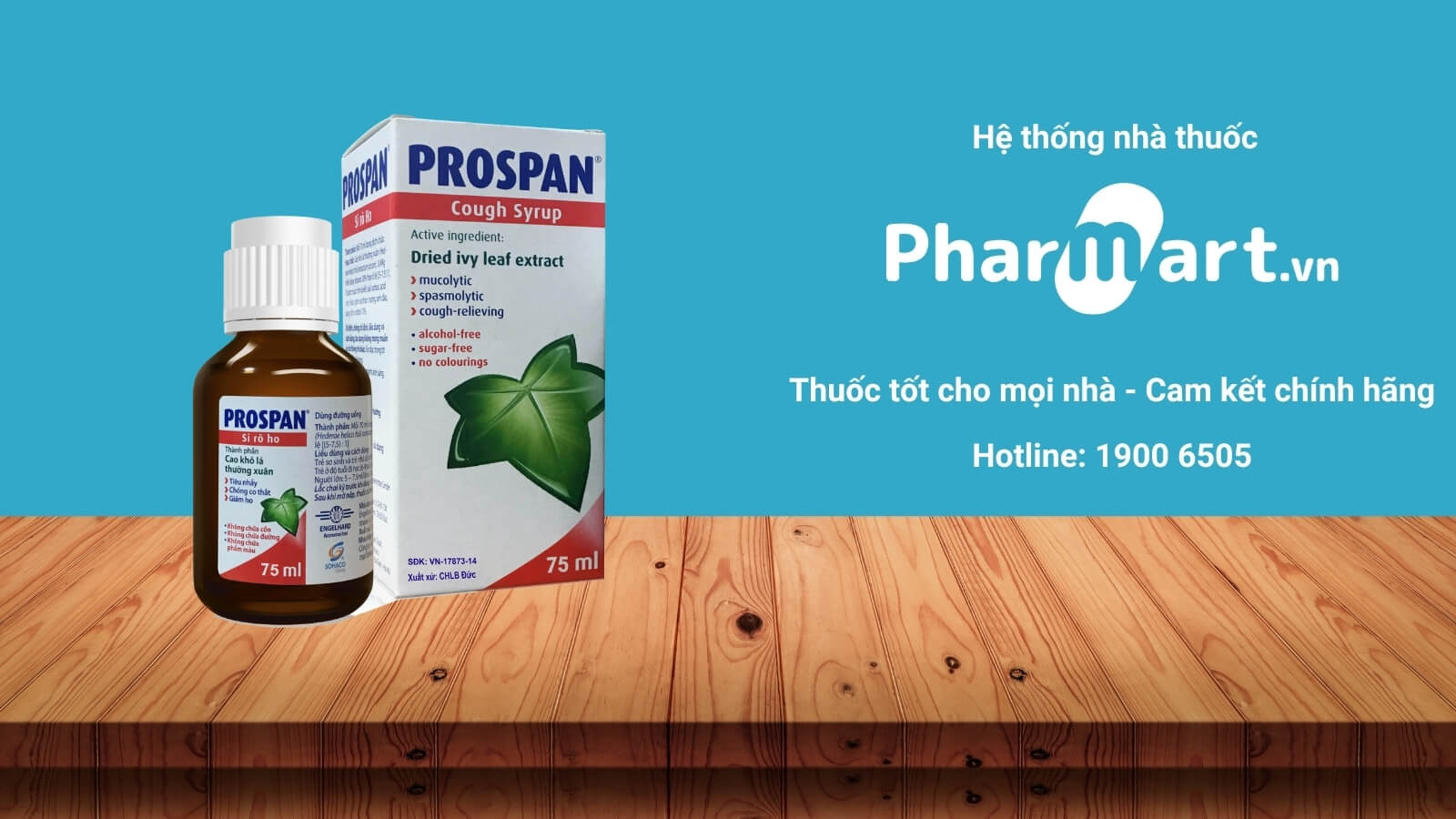 Mua Siro ho Prospan 75ml chính hãng tại Pharmart.vn