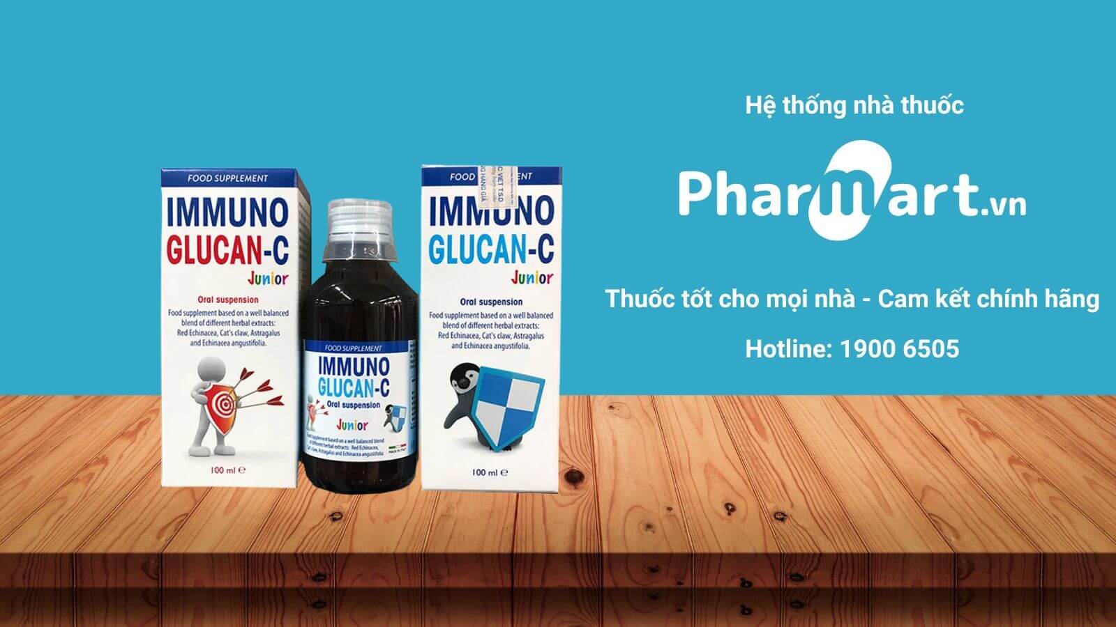 Siro Immuno Glucan C chính hãng có bán tại Pharmart