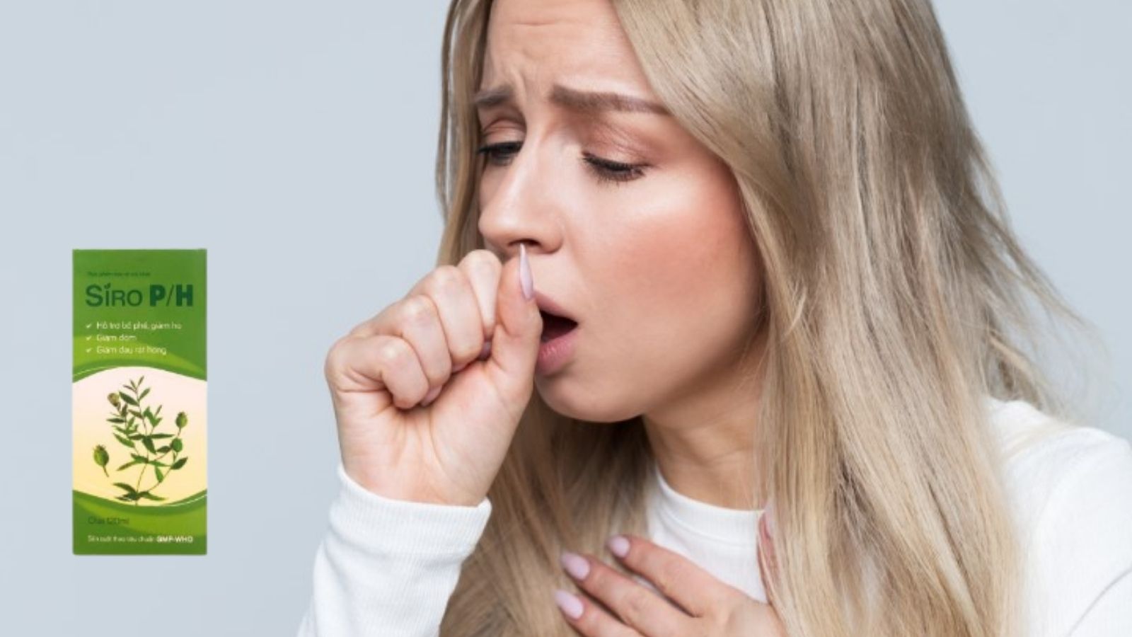 Siro P/H Phúc Hưng - Giảm đờm, giảm đau rát họng