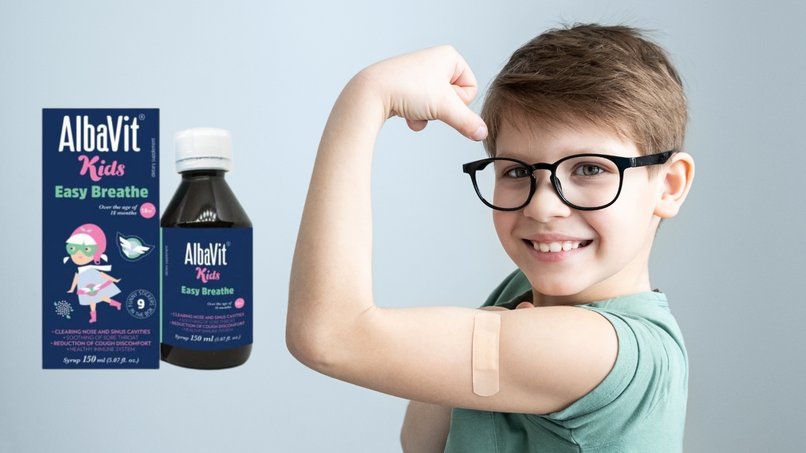 Albavit Kids Easy Breathe - Đề kháng khoẻ, mẹ yên tâm