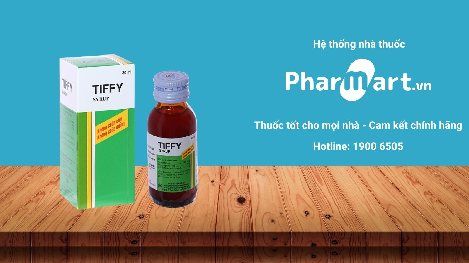 Mua ngay Tiffy siro chính hãng tại Pharmart.vn